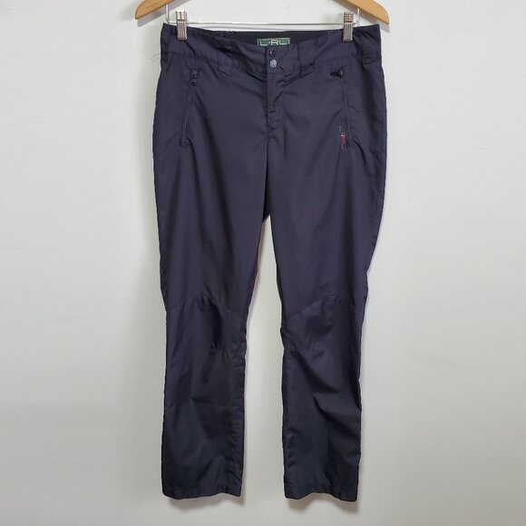 L-RL RALPH LAUREN ACTIVE Water Resistant Golf Pants Straight Black Women 4 x 31" - Picture 1 of 14